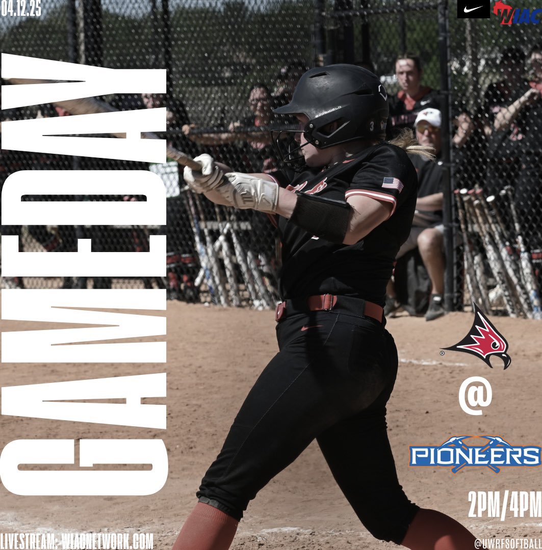 ‼️IT’S FALCON GAMEDAY‼️
The Falcons are starting up conference play with a doubleheader @ UW-Platteville🔥
GO FALCONS!

📍Platteville, WI
⏰2:00pm and 4:00pm
🆚UW-Platteville
🎟️Visit UW-Platteville website
🎥Wiac Network

#fft #confidenceandchaos #wiacsoftball