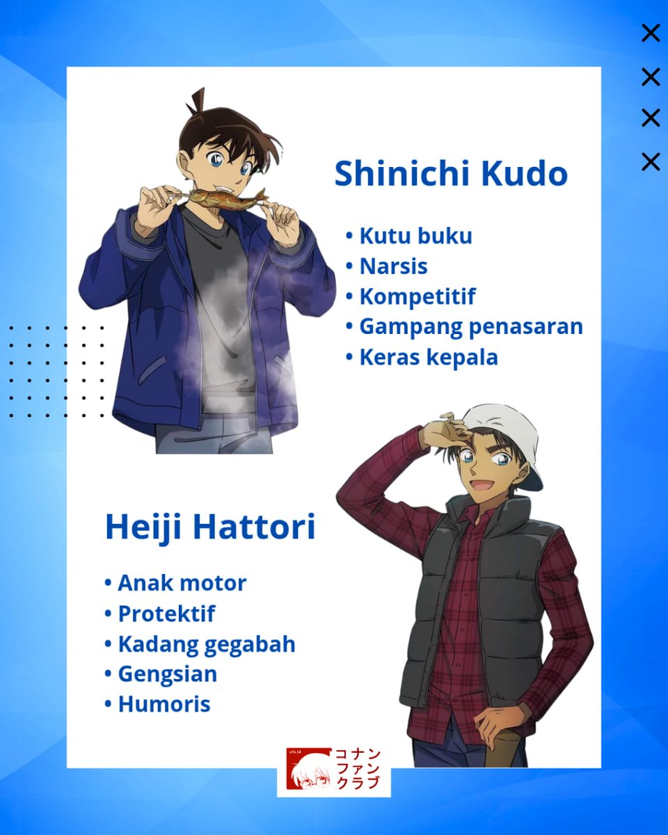 conanfansclub's tweet photo. Coba tag teman kamu untuk menilai, tipe Gosho's Boys mana yang cocok sama diri kamu? https://t.co/Yb353KKtr2