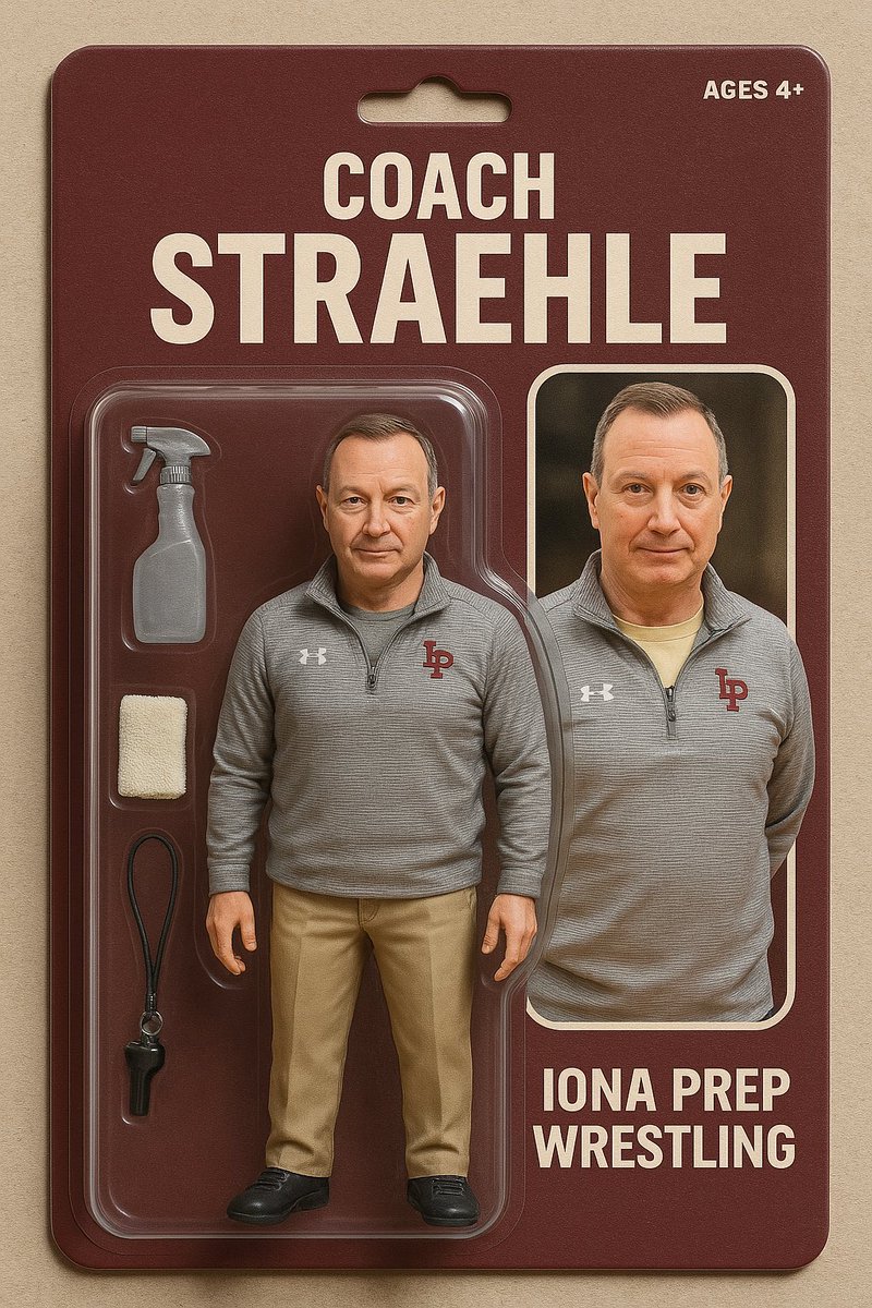 Coach Tom action figures for Sale #reptheprep <a href="/IonaWrestling/">Iona Prep Wrestling</a>