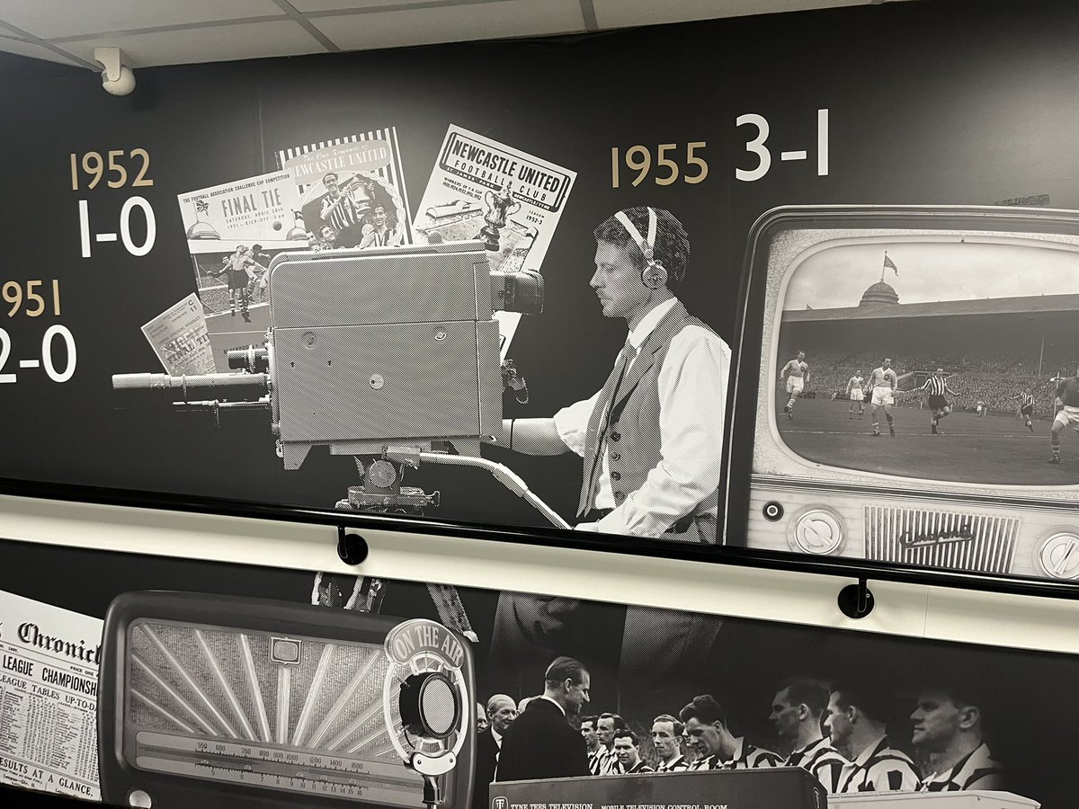 jack_lee1994's tweet photo. Why does this look like a mix of  @UncleBlazer and Anders On the media suite wall at St James park! https://t.co/kKQuCjF2rD