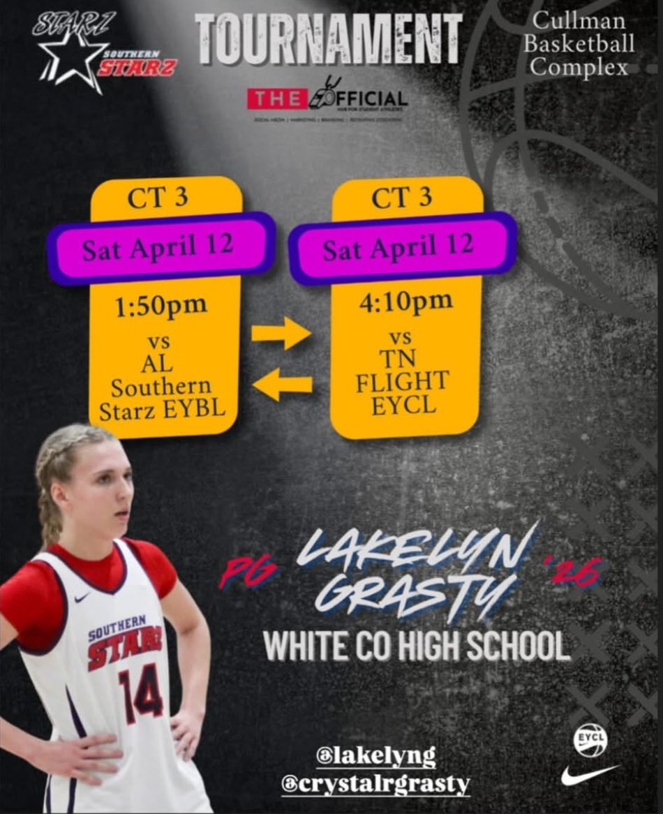 @lakelyng2026 (@lakelyng2026) on Twitter photo I’m ready to get this weekend started.. looking forward to great competition .. iron sharpens iron ⚔️<a href="/ALSoSTARZ_EYCL/">Southern Starz_EYCL</a> <a href="/ALSoStarz/">AL Southern Starz</a> <a href="/U_C_Reporter/">Upper Cumberland Reporter</a> <a href="/UCPrepShowcase/">UC Prep Showcase HSGBB</a> I’m ready to get this weekend started.. looking forward to great competition .. iron sharpens iron ⚔️<a href="/ALSoSTARZ_EYCL/">Southern Starz_EYCL</a> <a href="/ALSoStarz/">AL Southern Starz</a> <a href="/U_C_Reporter/">Upper Cumberland Reporter</a> <a href="/UCPrepShowcase/">UC Prep Showcase HSGBB</a>