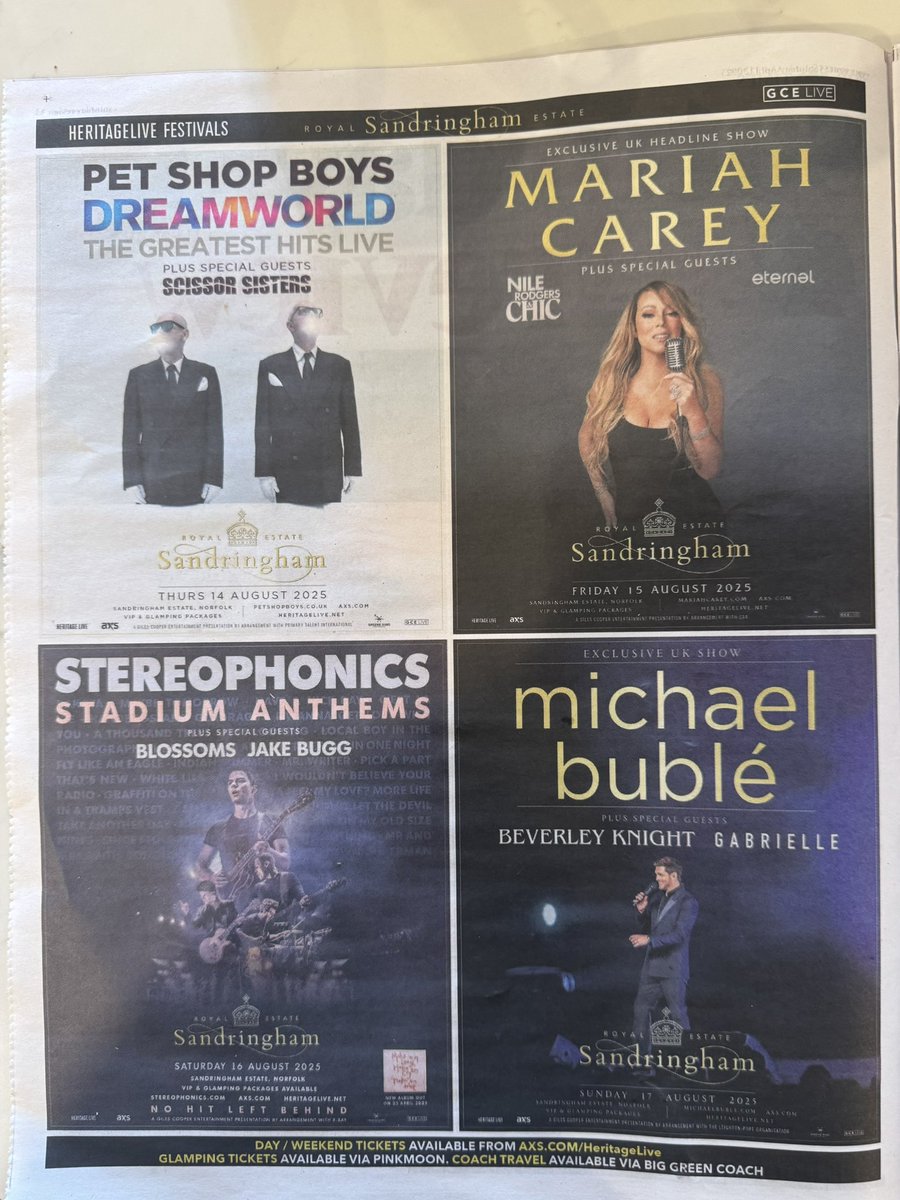 Heritage Live (@heritagelivegce) on Twitter photo Can’t wait for <a href="/HeritageLiveGCE/">Heritage Live</a> Festivals at the Royal #SandringhamEstate in August! It’s going to be awesome! Tickets onsale now: axs.com/heritagelive Can’t wait for <a href="/HeritageLiveGCE/">Heritage Live</a> Festivals at the Royal #SandringhamEstate in August! It’s going to be awesome! Tickets onsale now: axs.com/heritagelive