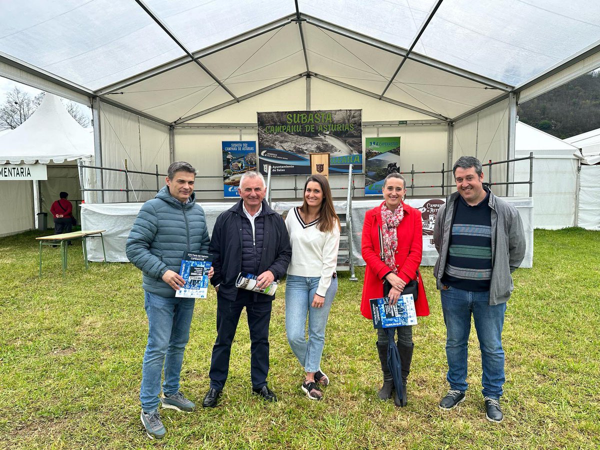 GPPAsturias's tweet photo. 🎣Hoy hemos asistido a la XXV Feria del Salmón Capenastur 2025 en Cornellana, un evento que se ha consolidado como un referente del sector en toda la región y que pone en valor la pesca del salmón en Asturias. https://t.co/it9E5dEFSi