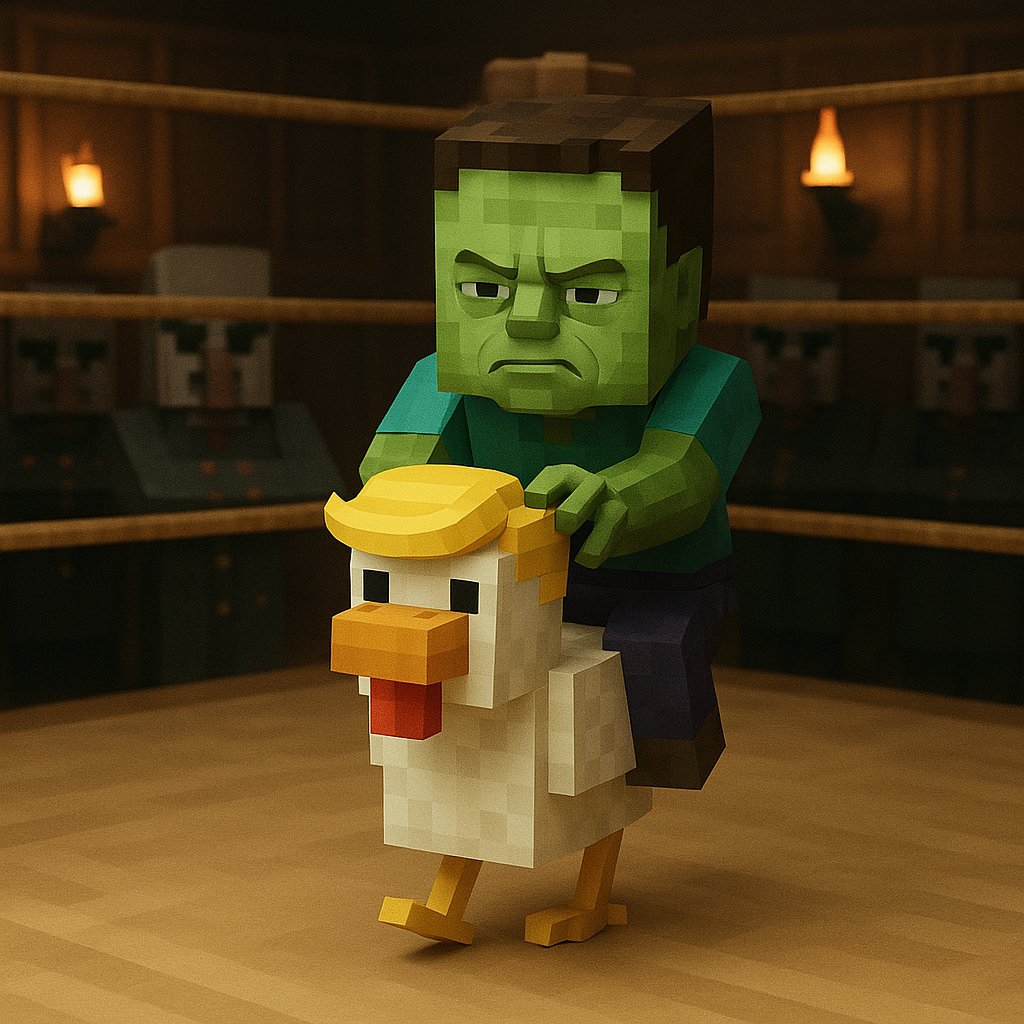 Couldn't unsee the fact that the Chicken Jockey looked like Musk.