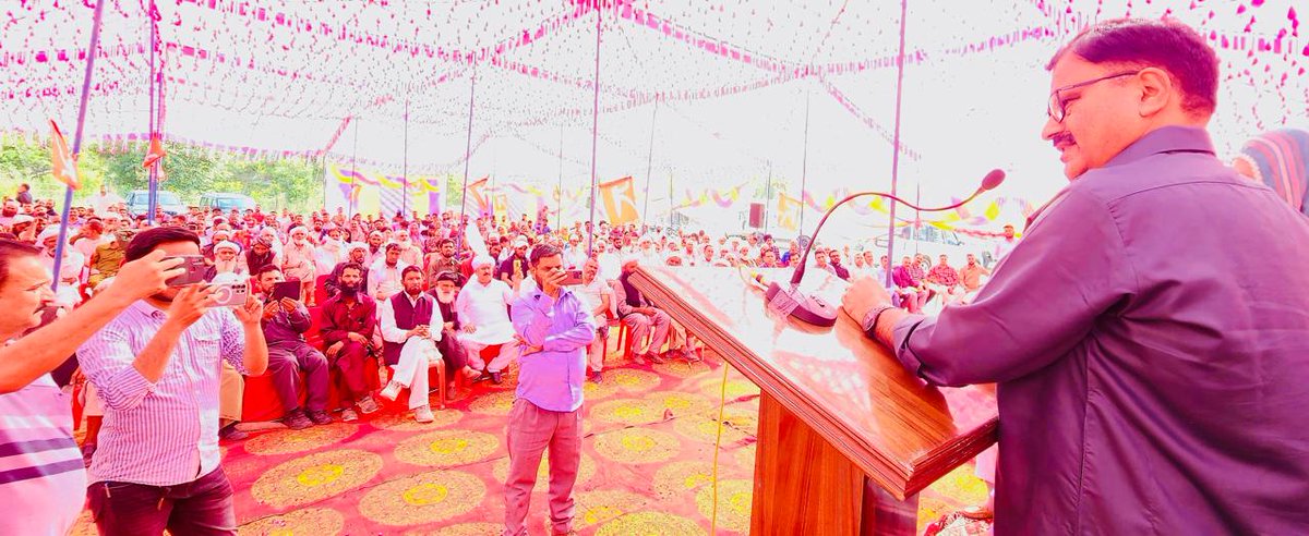 Information & PR, J&K (@diprjk) on Twitter photo Tribal Affairs Minister, <a href="/JavedRanaa/">JAVED AHMED RANA</a> announces ₹1 Crore for Multi-purpose Marketing Centre under Dharti Aaba Janjatiya Gram Utkarsh Abhiyan (DAJGUA) at Panjgrain Nagrota.
Addressing a massive gathering, the Minister emphasized the importance of promoting social harmony and Tribal Affairs Minister, <a href="/JavedRanaa/">JAVED AHMED RANA</a> announces ₹1 Crore for Multi-purpose Marketing Centre under Dharti Aaba Janjatiya Gram Utkarsh Abhiyan (DAJGUA) at Panjgrain Nagrota.
Addressing a massive gathering, the Minister emphasized the importance of promoting social harmony and