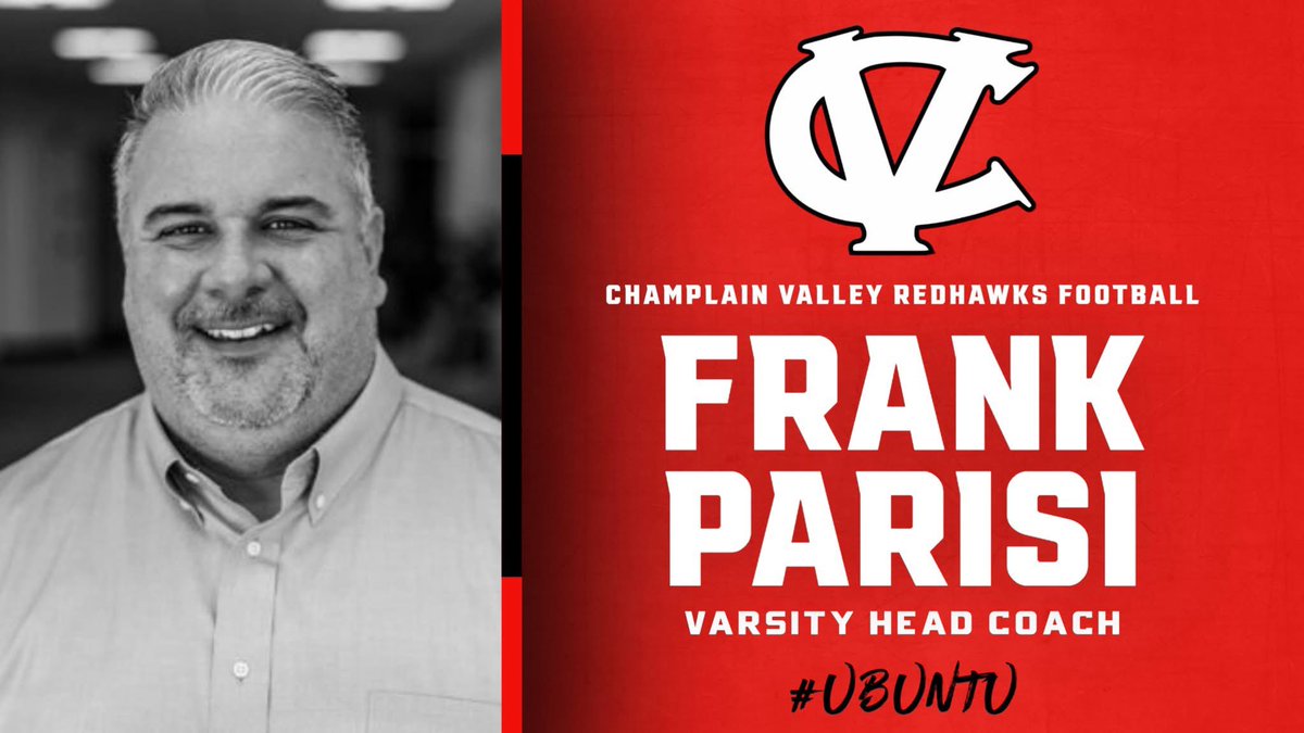 We are pleased to introduce the next leader of the football program at Champlain Valley Union High School, Coach Frank Parisi!
#Ubuntu
