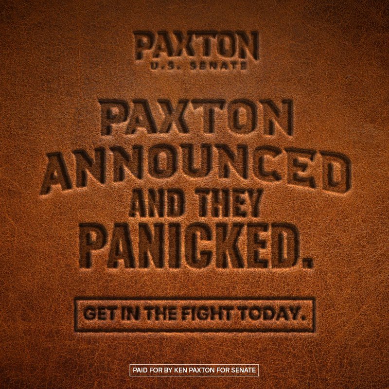 While I've spent three terms fighting special interests, John Cornyn has been doing their bidding. 

How do they repay him? Big donations. 

I may not have woke corporations and lobbyists rushing to my side, but I have YOU. 

Let's show DC special interests the power of the