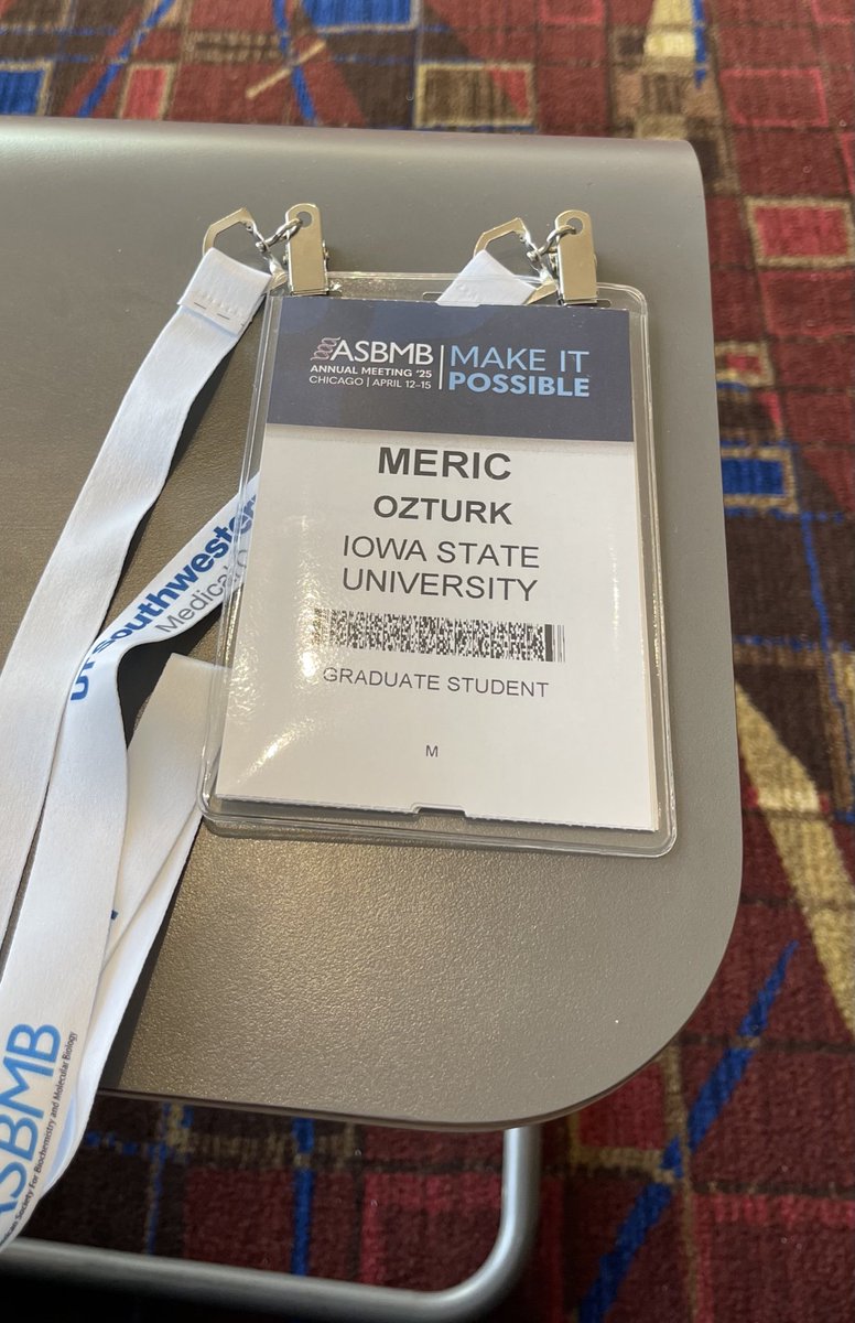 merichyoztyurk's tweet image. I am here too #ASBMB25 🙋🏻‍♂️and I can’t wait to share my research and update colleagues on what I’ve made possible this year 🔜 Poster #75 on Monday! #ASBMB25 #MakeItPossible