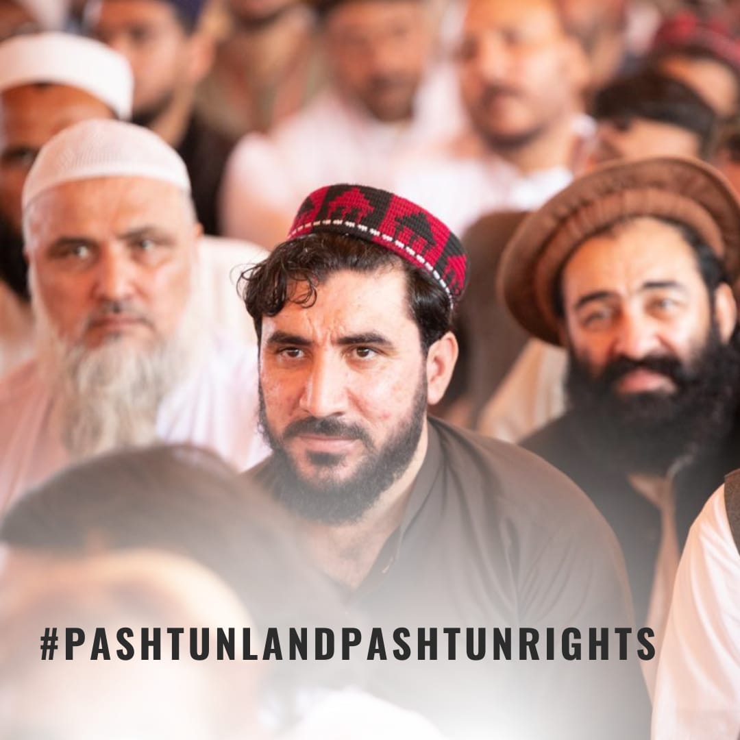 ptmlakkimarwat's tweet photo. We won’t let them loot our mountains and valleys to fill GHQ’s pockets. Every inch of this land is sacred. We will resist with everything we have! #PashtunLandPashtunRights https://t.co/cEJvgP1FWq