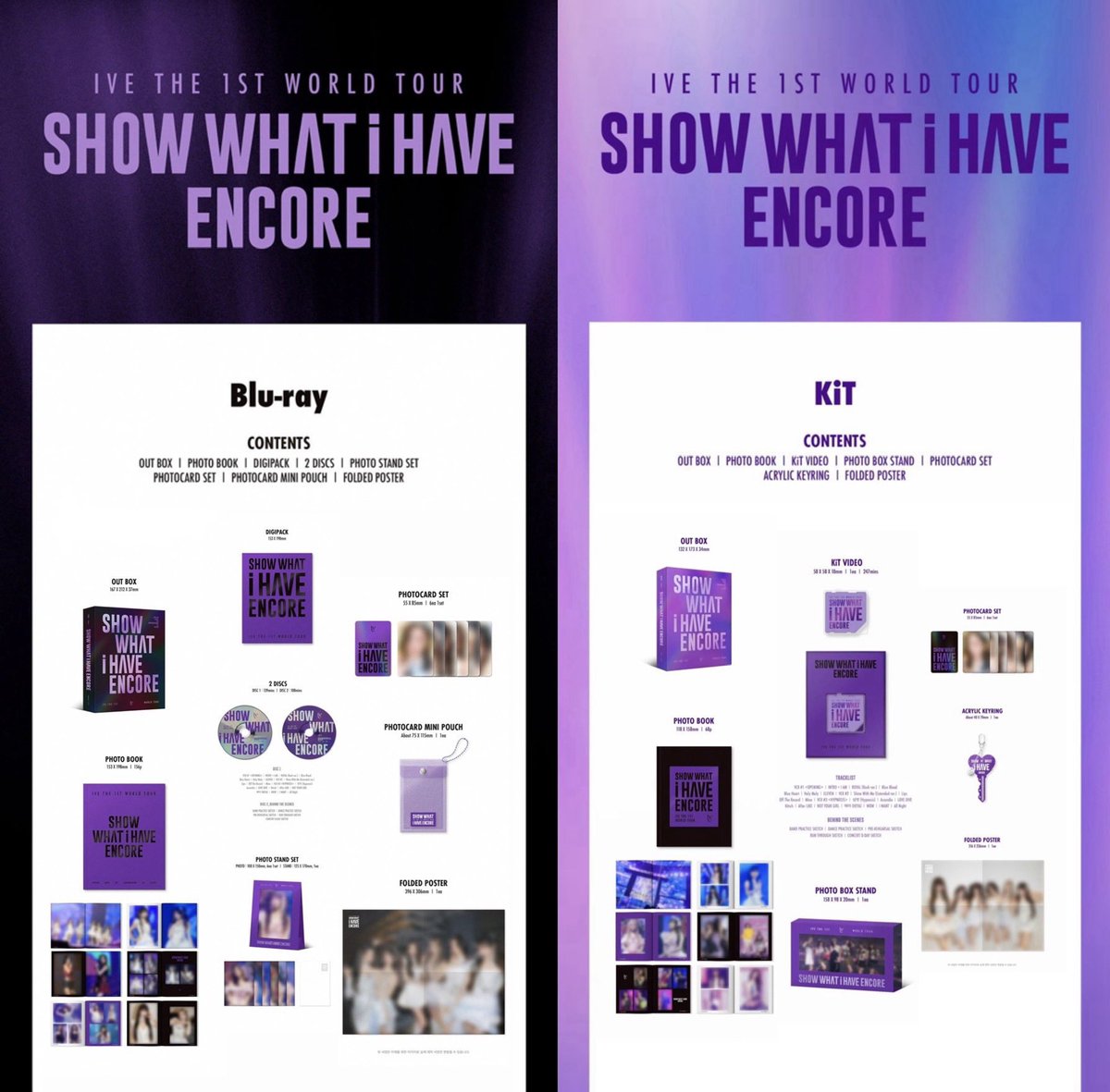 リズ スタシ 特典 BluRay kit アンコール ワルツ トレカ IVE IVE 1st WORLD TOUR 'SHOW WHAT I HAVE ENCORE' Blu-ray, KiT