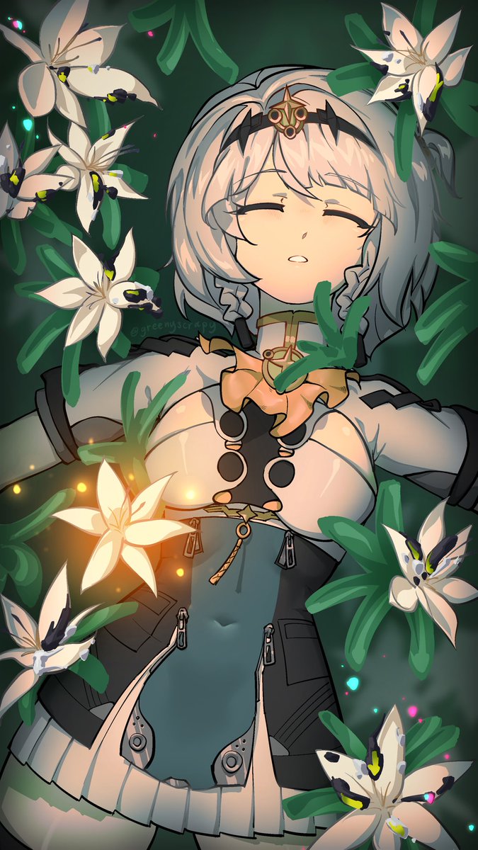 Greenyscrapy's tweet image. It took me more than 3 weeks to finish 😂 mostly cause I don’t quite understand how to wrap up the idea in my mind 🤷‍♂️ but here we are! 😭🙏

#ゼンゼロ #zzzero #アンビー #ZenlessZoneZero