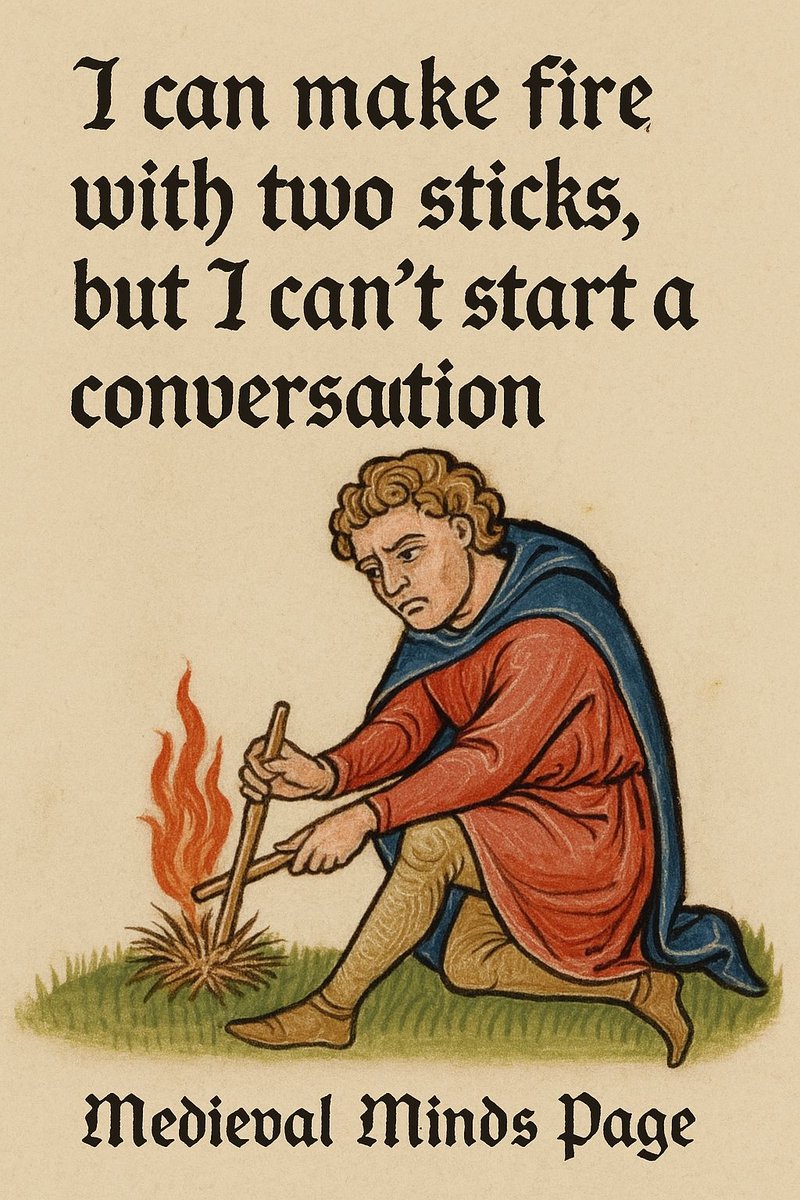 BFBushcraft's tweet photo. We feel so attacked #socialskills #frictionfire #barefootbushcraft https://t.co/WMthAc278t