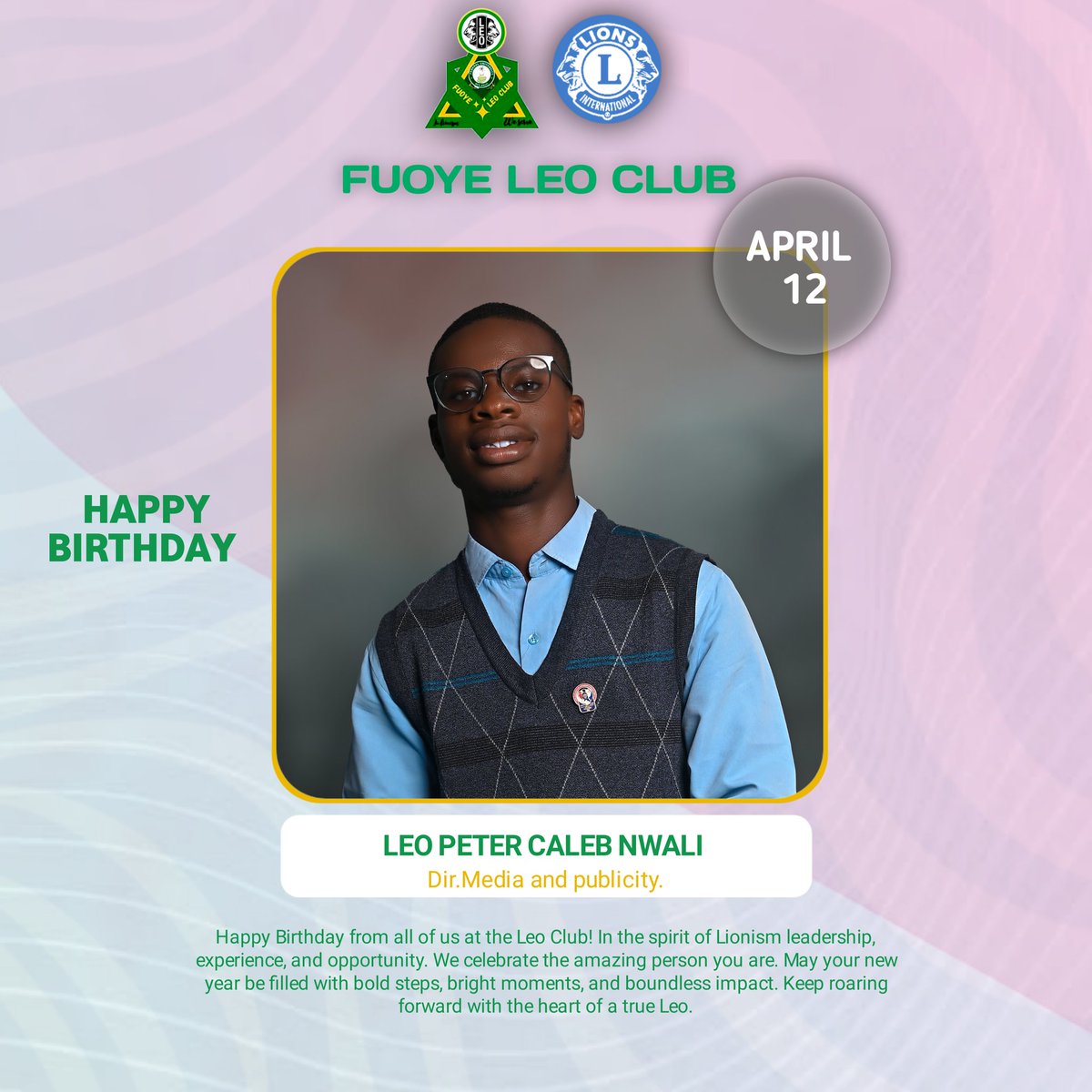CORNERSTONE_5's tweet photo. Leo club fuoye pull up for me .
In Lionism....
@Fuoyeleoclub @LeoClubDominica https://t.co/UqatD4tWTM