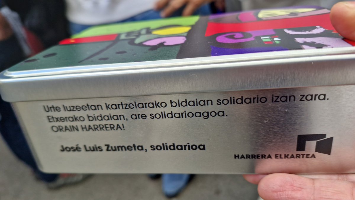 depeemee's tweet photo. #HarreraElkartea
Urte luzeetan kartzelarako bidaian solidario izan zara.
Orain HARRERA! https://t.co/kGLclvbZ4F