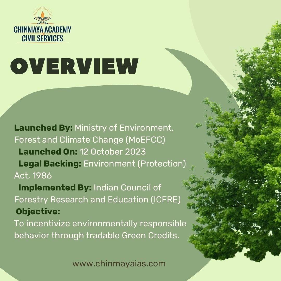 chinmayaacademy's tweet image. Get to know about Green Credit Programme

#greencreditprogramme #credit #upsc #upscmaterials #upsccoaching #upscpreparation