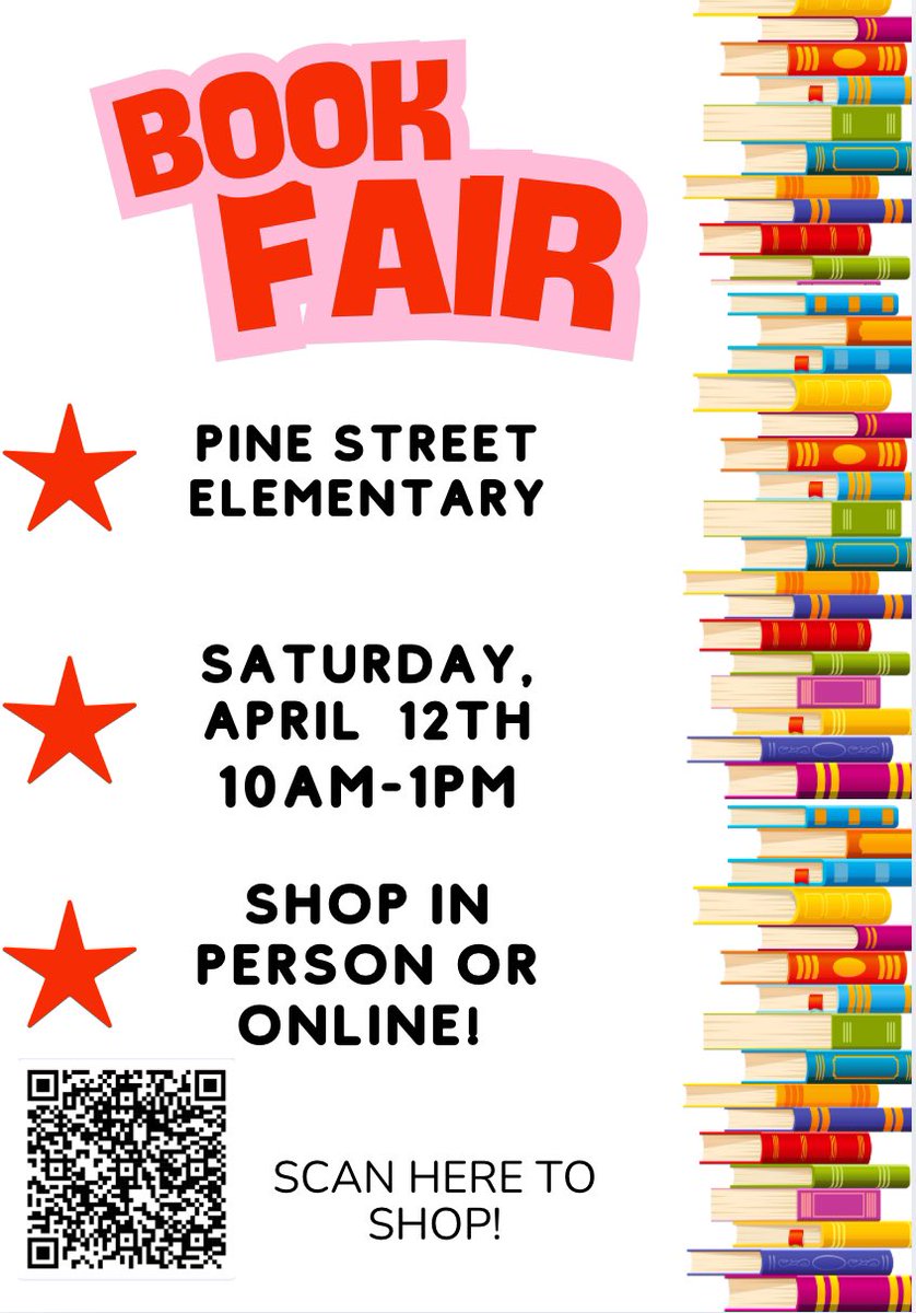 The books and raffle are ready! All we need is you! Come and shop to support the elementary libraries and PTO. Can’t make it? Scan the QR code to shop online. 📚🎟️<a href="/PASD_Elem_PTO/">Palmyra Elementary PTO</a> <a href="/pinestreetelem/">Pine St Elementary</a> <a href="/ForgeElem/">Forge Rd Elementary</a>