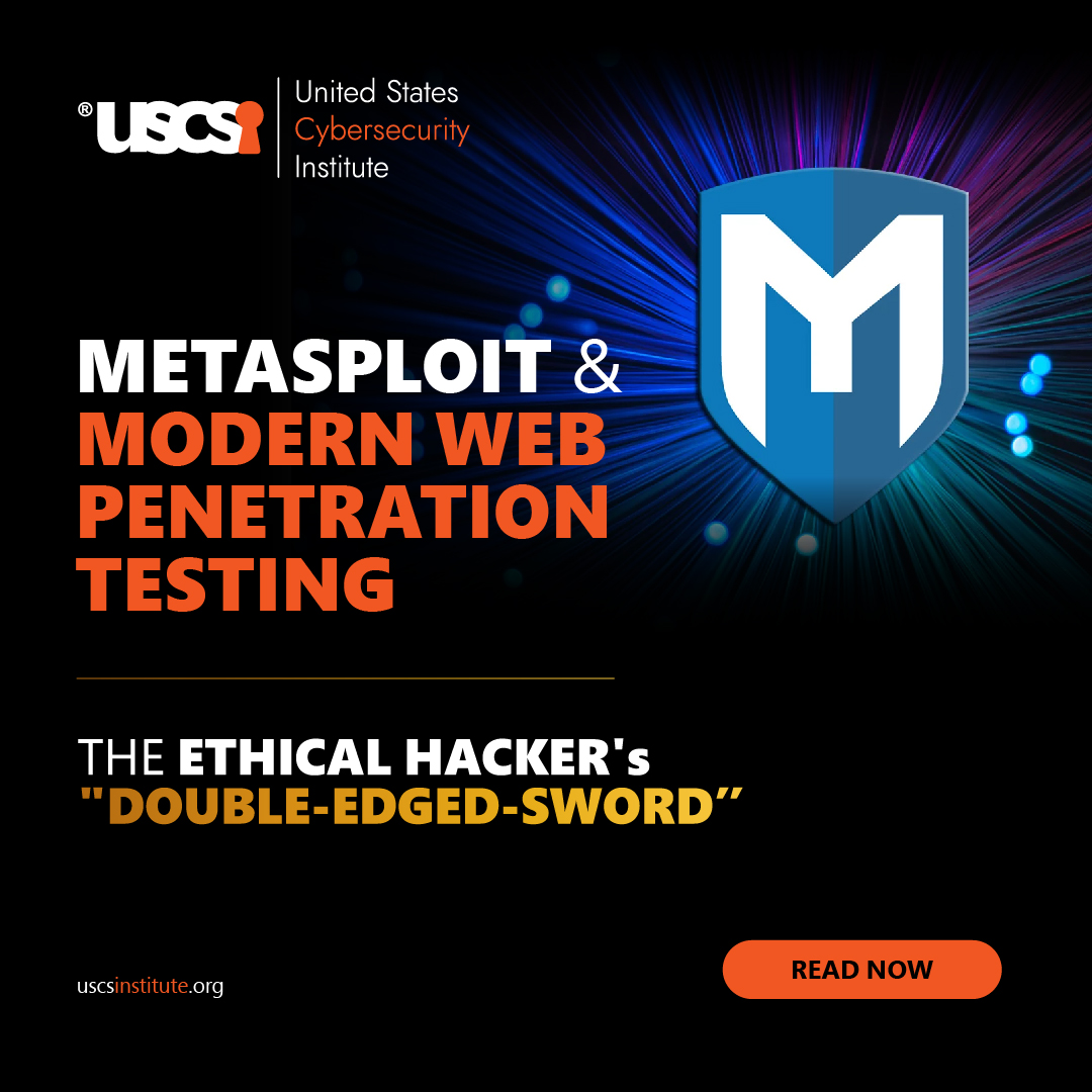 uscsinstitute's tweet image. Use Metasploit to simulate real-world attacks for security assessments- always ethical, and highly educational. Master the powerful security tool for vulnerability research and #PenetrationTesting
Explore Now: shorturl.at/nzHbi
#MetasploitFramework #PenetrationTesting