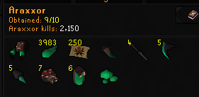Tesla7Gaming's tweet photo. @JagexAsh Could you please enable the Araxyte Fang drop on my account? https://t.co/YAgSJWJyLB