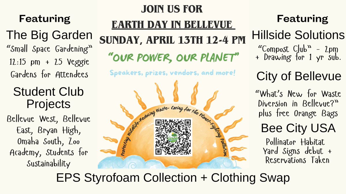 Earth Day in Bellevue is Tomorrow! - mailchi.mp/748ee8dbbd9e/g…