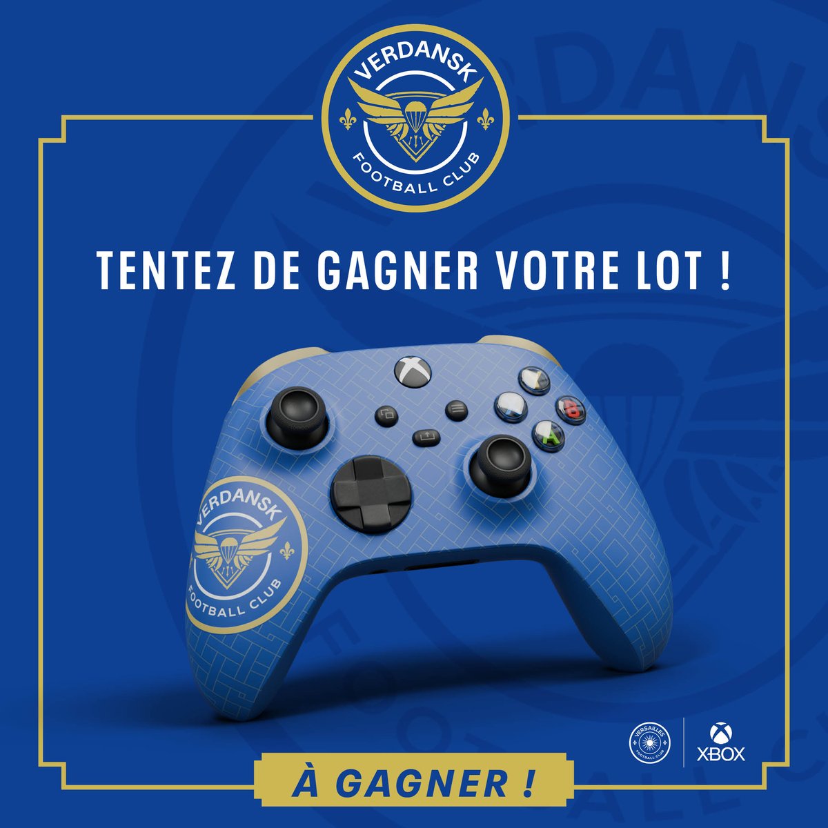 Micromania_Fr's tweet photo. Pour célébrer le partenariat entre @XboxFR et le @FC_Versailles, renommé #FCVerdansk à l’occasion du retour de la map iconique dans Call of Duty: Warzone, nous te proposons un lot exceptionnel !

Tente de remporter une manette Xbox custom ultra limitée FC Verdansk ! 

Pour participer ⤵️

🔵 Like, RT et Follow @Micromania_Fr / @CallofDutyFR 
🔵 Mentionne un ami en réponse et partage aves nous ta zone de drop préférée dans Verdansk avec #FCVerdansk 

Tirage au sort dans 7 jours ! 😉