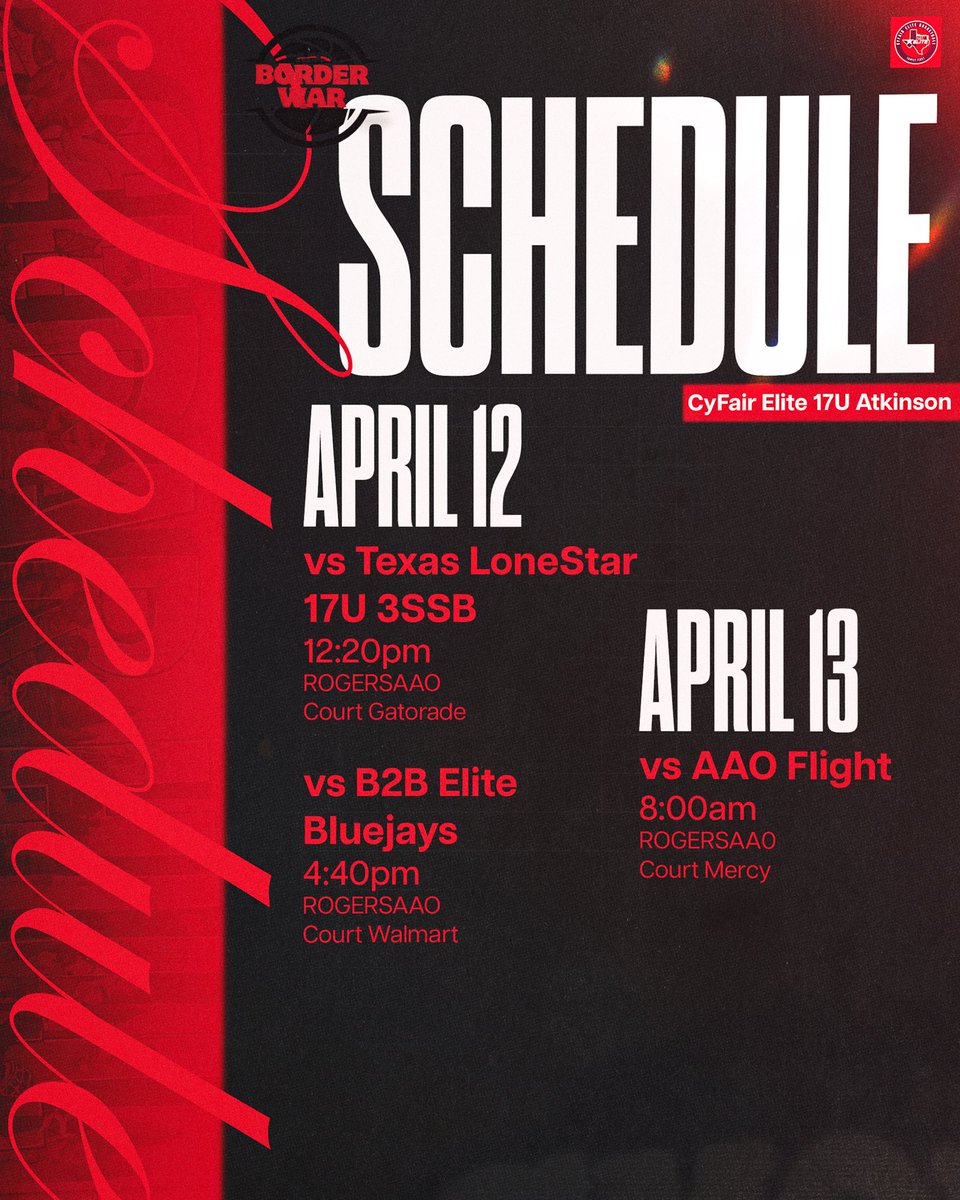 CyFair Elite Oklahoma (@cyfairoklahoma) on Twitter photo ⭐️ 17U Atkinson SCHEDULE ⭐️
<a href="/yayagibson3/">Aiyanna Gibson</a>
<a href="/hallie_jewell_/">Hallie Jewell</a>
<a href="/JaylenCauthron/">Jaylen Cauthron</a>
<a href="/JuJu_Davenport/">Juliana Davenport</a>
<a href="/KayliAtkinson3/">Kayli Atkinson</a>
<a href="/Ki_Littlebear/">Kianna Littlebear</a>
<a href="/Madi__Hill/">Madi Hill</a>
<a href="/ConallyMariah/">Mariah Conally ‘27</a>
<a href="/tysonwoolsey14/">Tyson Woolsey</a>
#CyFairElite #Oklahoma ⭐️ 17U Atkinson SCHEDULE ⭐️
<a href="/yayagibson3/">Aiyanna Gibson</a>
<a href="/hallie_jewell_/">Hallie Jewell</a>
<a href="/JaylenCauthron/">Jaylen Cauthron</a>
<a href="/JuJu_Davenport/">Juliana Davenport</a>
<a href="/KayliAtkinson3/">Kayli Atkinson</a>
<a href="/Ki_Littlebear/">Kianna Littlebear</a>
<a href="/Madi__Hill/">Madi Hill</a>
<a href="/ConallyMariah/">Mariah Conally ‘27</a>
<a href="/tysonwoolsey14/">Tyson Woolsey</a>
#CyFairElite #Oklahoma