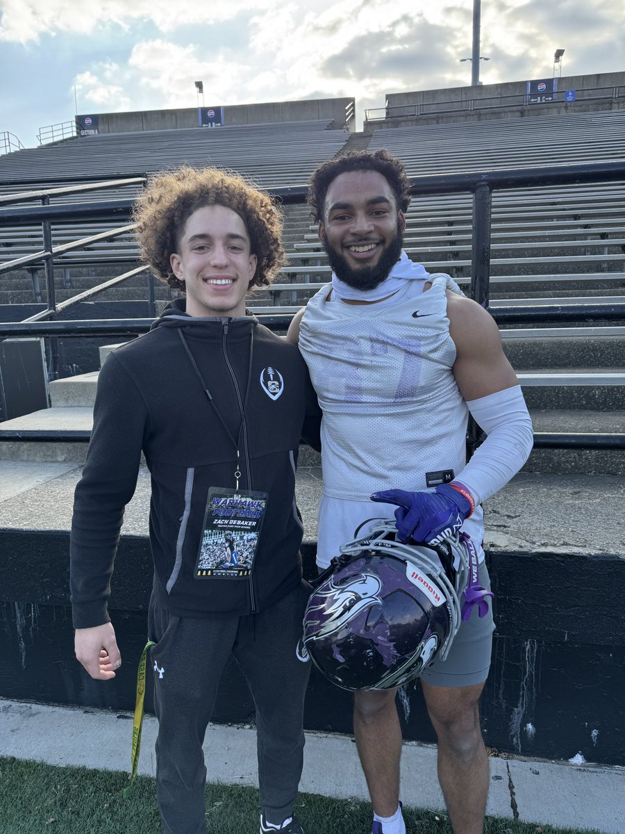 DebakerZachary's tweet photo. Thank you @CoachAOgden @CoachRindahl for having me yesterday! Looking forward to getting back on campus for a gameday! #POUNDTHRROCK
 @AntonGraham_ @PrepRedzoneWI @MJ_NFLDraft 
@jgarrett21_ @MilesGallagher7 https://t.co/MdA0fuwX1P