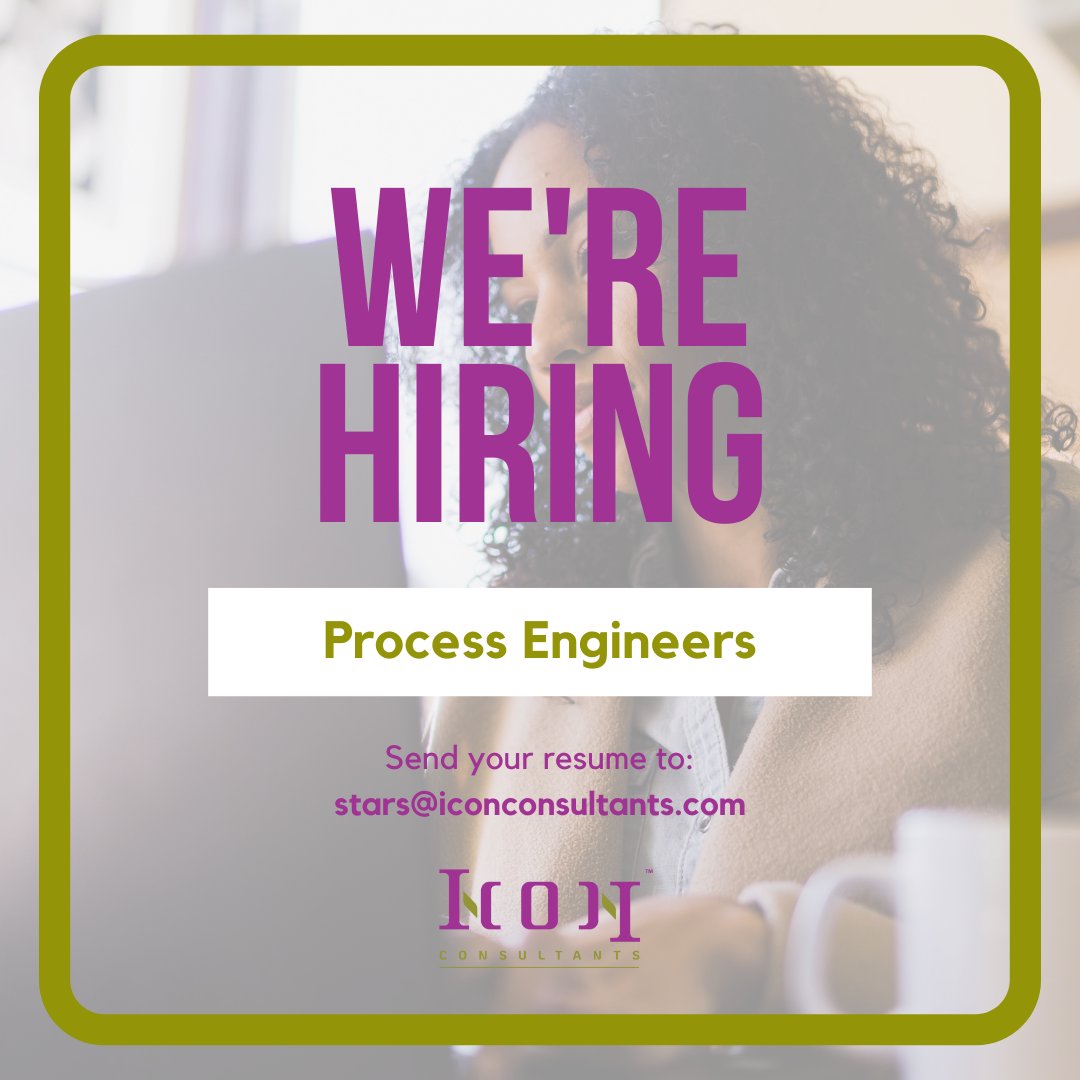 WorkWithIcon's tweet photo. We are looking for Process Engineers. Here's what you need to know:
 
▪️Master/PhD degree in Chemical/Biochemical Engineering or related
▪️3+ years of relevant industry experience

Apply online at: https://t.co/UXUBJ3BX9A
 
#hiring #jobsearch #processengineers https://t.co/DkIXCO3DSC