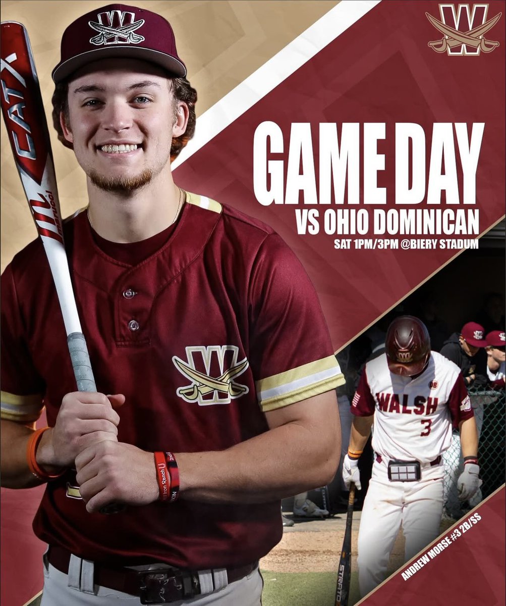 DH Saturday today at home. Come out to the park. 
#SwordsUp⚔️
#SeniorDay