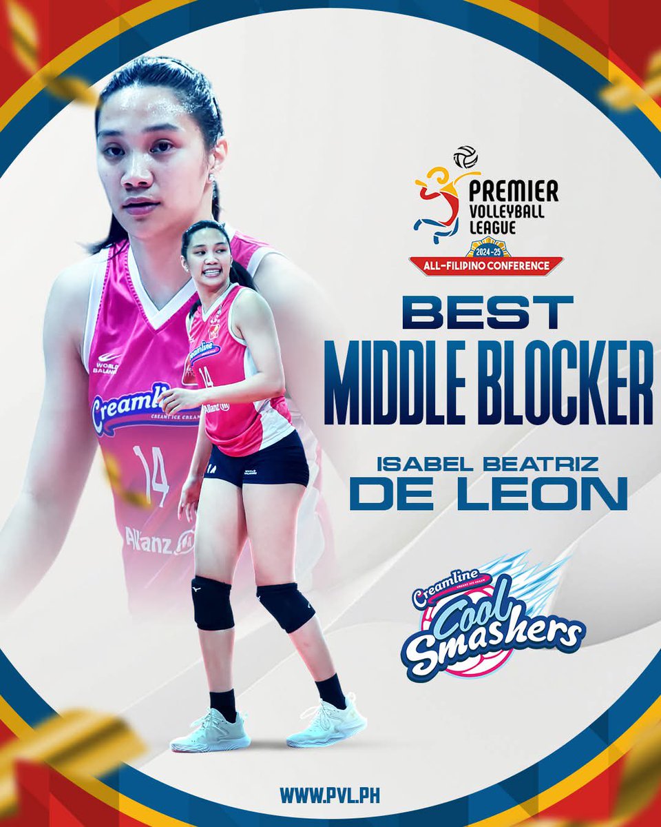 BDL SHINES IN THE MIDDLE! 🍦

Watch the Awarding Ceremony on:
📺 : One Sports | One Sports+
📲 : Pilipinas Live
🖥️ : pvl.ph/live

#PVL2025 | #TheHeartOfVolleyball