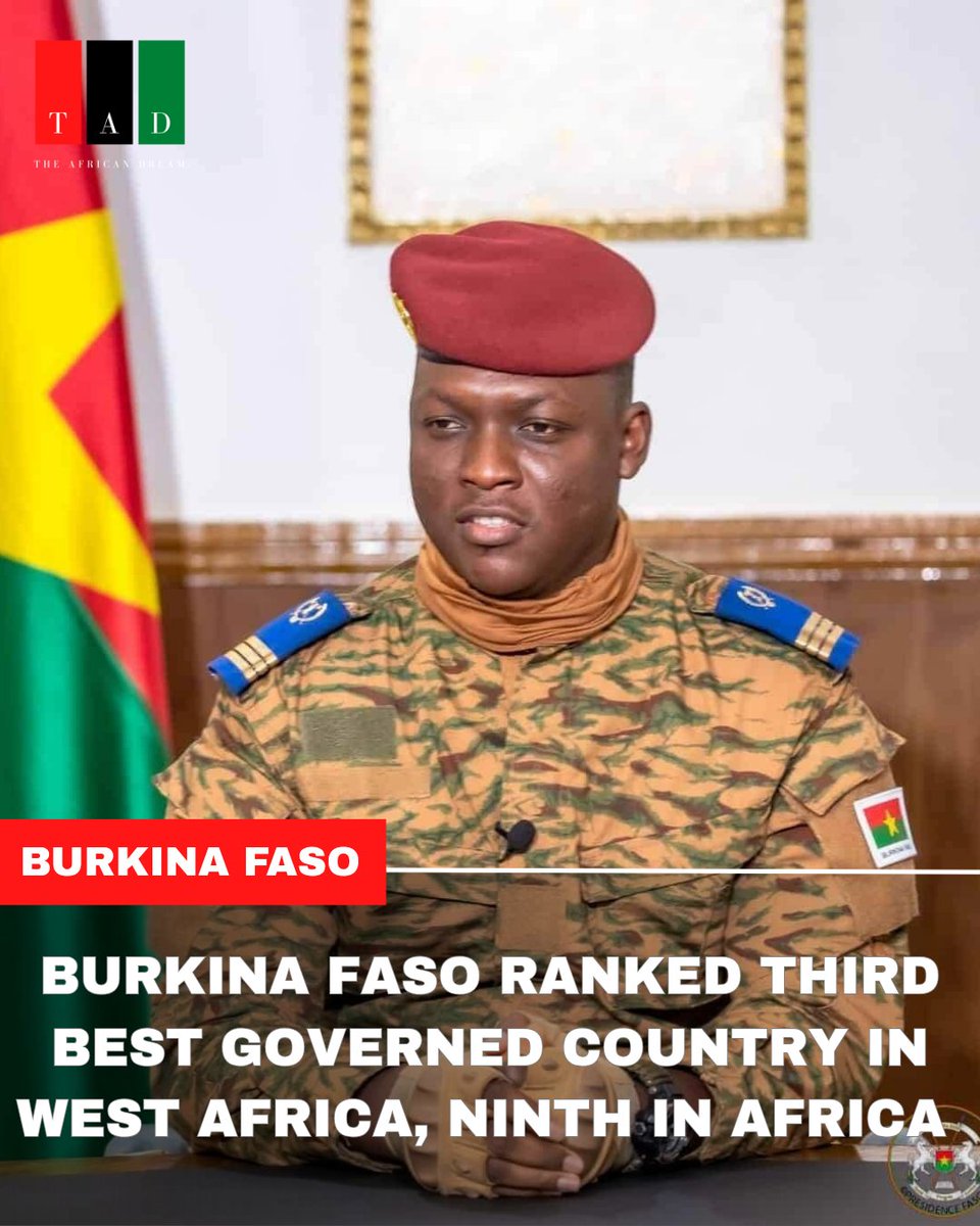 theafricadream's tweet image. 🇧🇫 Burkina Faso has been ranked as the 3rd Best Governed Country in West Africa and 9th Best in Africa by the World Economics Governance index.
List of Best Governed Countries In Africa
1. Mauritius 🇲🇺
2. Namibia 🇳🇦
3. South Africa 🇿🇦
4. Botswana 🇧🇼
5. Ghana 🇬🇭
6.…