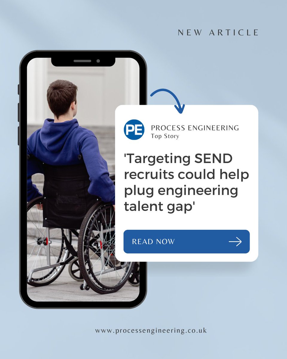 Young people with special educational needs and disabilities (SEND) have a higher than average interest in technology careers, reveals an EngineeringUK study.

Know more: processengineering.co.uk/article/209702…

#PE