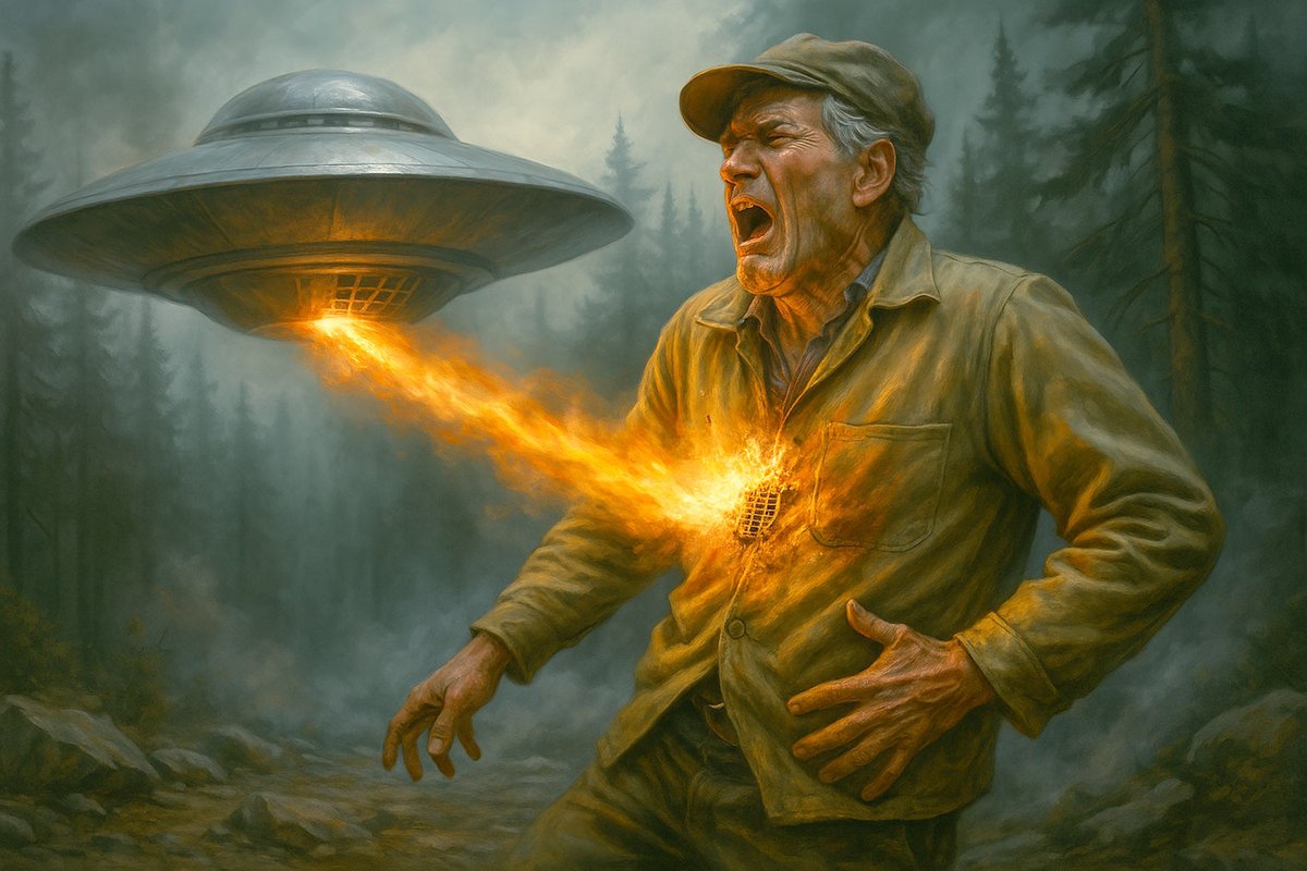 ForbiddenUnveil's tweet photo. The Falcon Lake UFO Incident: Burned by a Saucer in the Canadian Wilderness https://t.co/arPvUbJqIJ https://t.co/eBbh8g0Mue
