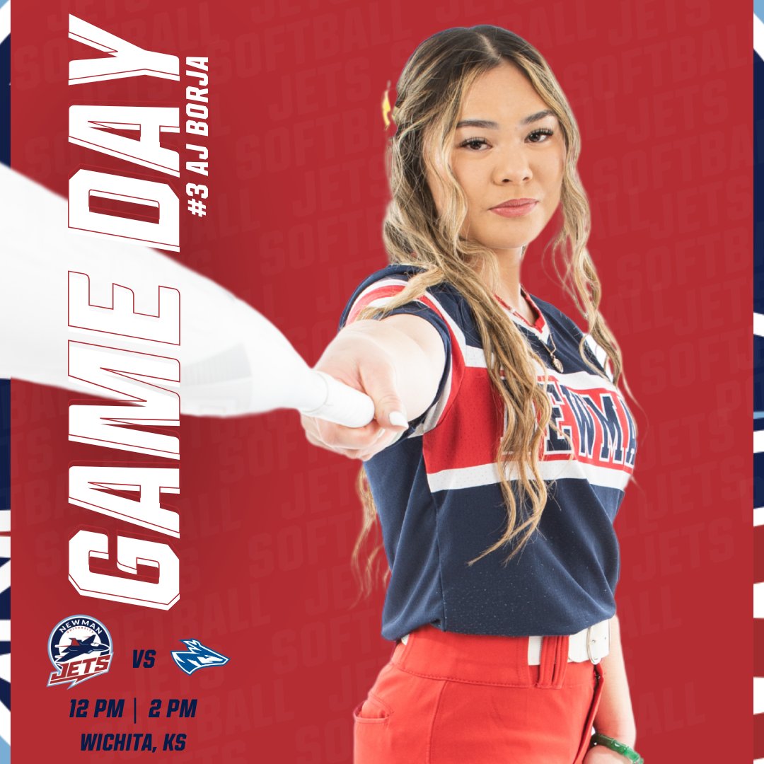 Newman Athletics (@newmanjets) on Twitter photo GAME DAY!
🆚UNK
📍Wichita
⌚12 PM | 2 PM
📺bit.ly/3IXPTFh
📈bit.ly/3LzxOiK
#JetPower✈️ x <a href="/NewmanJetsSB/">Newman Softball</a> GAME DAY!
🆚UNK
📍Wichita
⌚12 PM | 2 PM
📺bit.ly/3IXPTFh
📈bit.ly/3LzxOiK
#JetPower✈️ x <a href="/NewmanJetsSB/">Newman Softball</a>