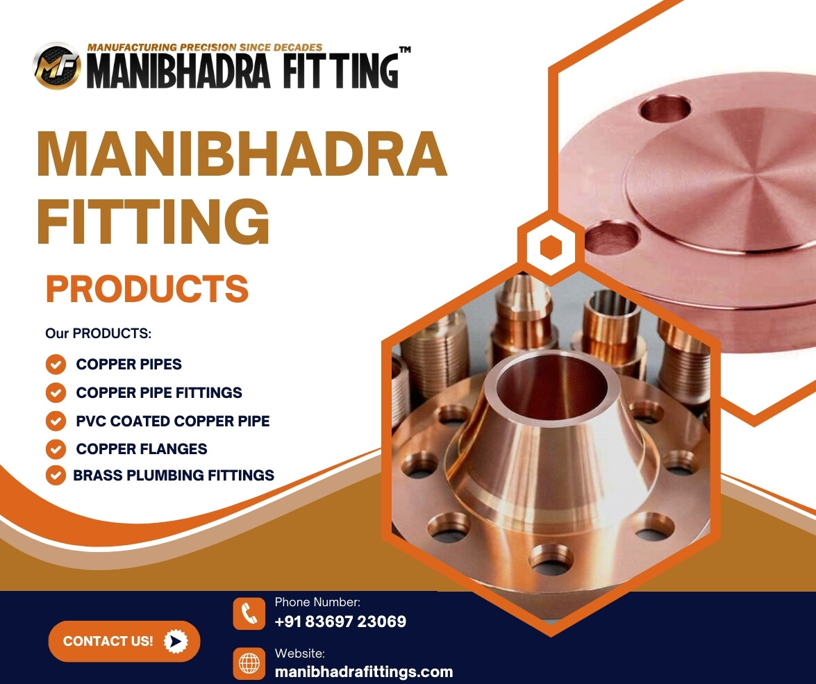 manibhadra889's tweet image. At Manibhadra Fitting, we deliver copper pipes, copper pipe fittings, PVC coated copper pipes, copper flanges, brass fittings, and MGPS copper pipes that meet international standards.

manibhadrafittings.com/copper-flanges…

#CopperManufacturing #CopperPipes #PVCCoatedCopperPipe #CopperFlanges