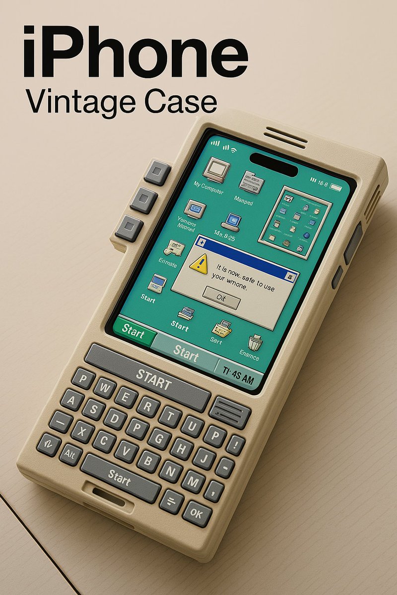how to create a profitable physical product startup (with ai, agents, and only $100 in your bank account):

first, i’d generate the idea → open chatgpt-4o/sora and type something like “iphone case that looks like windows 95 meets clippy”

generate 3+ image variants: top, back,