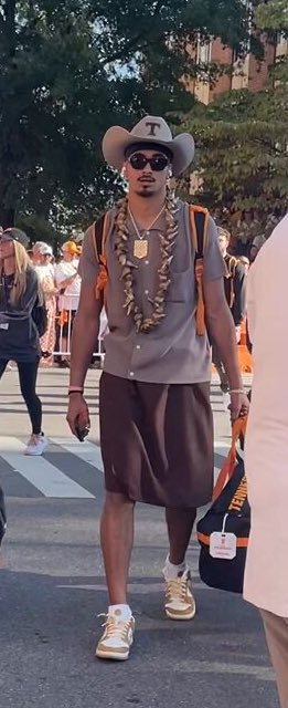 Austin_Vols's tweet photo. It is officially now a skirt https://t.co/8mbMigfdDk