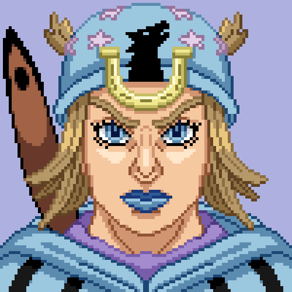 KaosMass's tweet photo. Johnny Joestar from Jojo's Bizarre Adventure: Steel Ball Run

#pixelart #JJBA https://t.co/yQ02m3N2A7