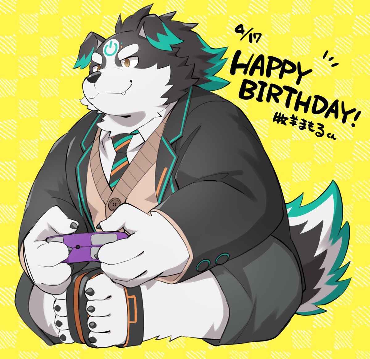 「牧羊まもるくん。#ワンドロ道場 #まもるあーと(フライングでお誕生日おめでとうご」|樹下次郎のイラスト