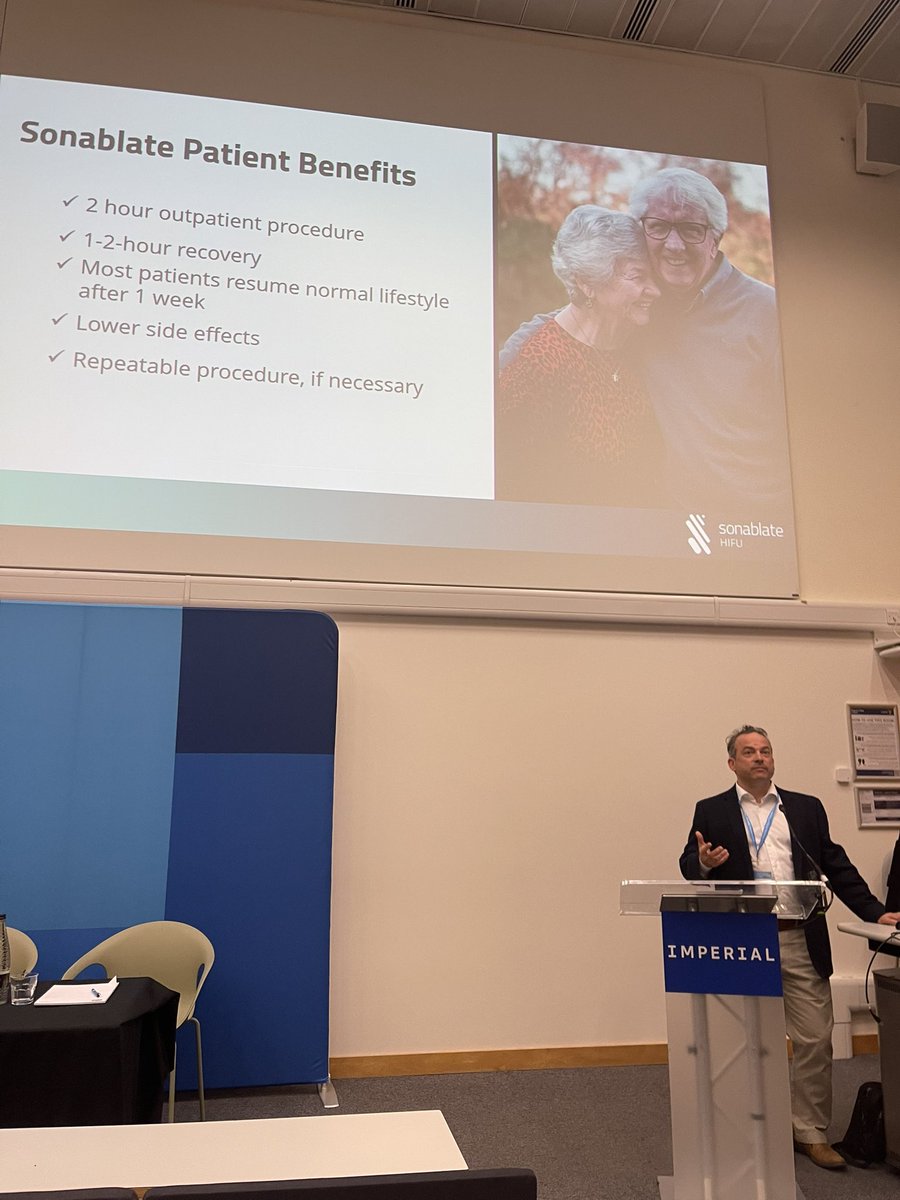 IP_London's tweet photo. Tim Dudderidge delivers the @SonablateCorp industry sponsored symposium on HIFU - some excellent tips for starting a new HIFU programme at your hospital

#ipftsmasterclass25 https://t.co/9hG6QE450H