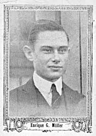 En estos #104AñosFJC quiero recordar a Enrique Müller, quien fue Secretario General de La Fede, y Secretario de la Internacional Juvenil Comunista de Sudamérica. Asesinado el 26 de Diciembre de 1925, por los enemigos del Partido, en el marco del VII Congreso del PCA.