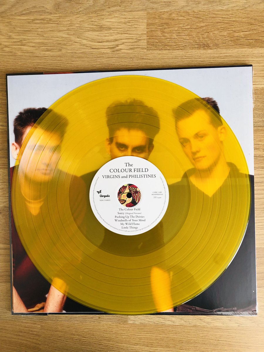 ‘Virgins and Philistines’ by The Colourfield.

Loved it as a 16 year old…still love it now. 🖤

40th Anniversary Edition double LP on yellow vinyl. 

#TheColourfield #VirginsAndPhilistines #TerryHall
#TobyLyons #KarlShale
