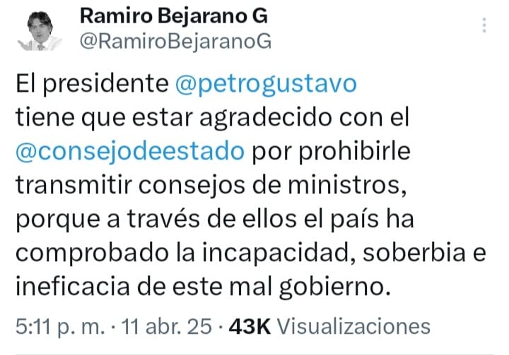 AngelaRomeroCh's tweet photo. @cielo_rusinque Dejo esto por acá y me retiro. https://t.co/crXED3QJ7k