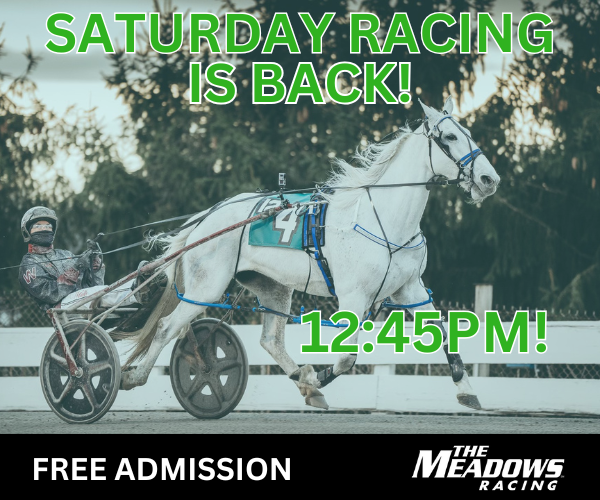 TheMSOA's tweet photo. It's Simulcast Saturday AND LIVE Meadows Racing at the @HWoodMeadows ALL in ONE Day! We have 11 Meadows Races today! Post Time 12:45PM!
This is also the Last Day to #BetTheMeadows with 1/ST BET @1stbet / Xpressbet and 💯of their earnings will be donated to the Hunter Myers Family💚 Go to https://t.co/Ay1UifENFv for more details!
The 2nd Leg of the Tom Kirwan Memorial Pace is in Race #10! ML Odds: 1-6-5-2!
The other Featured $18,000 Open Handicap Pace is in Race #9! ML Odds: 4-7-3-5!
💰The GUARANTEED $5,000 Late PICK4 Pool is in Races #8 - 11! Don't miss out! 💰
FREE Program Downloads & Meadows Racing Event Info: https://t.co/aSsMlgT3F2
#meadowsharness
#harnessracing
#SeeYouAtTheTrack
📸@CGoodenPhotos
Gambling Problem? Call 1-800-GAMBLER
