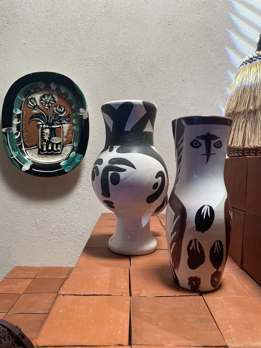 ロエベの展示、無料で見れるのほんと頭おかしい…ってずっと言いながら夢中で回った。カボチャ、リアーナのツナギ、ビヨンセのお衣装、ピカソの陶器作品。