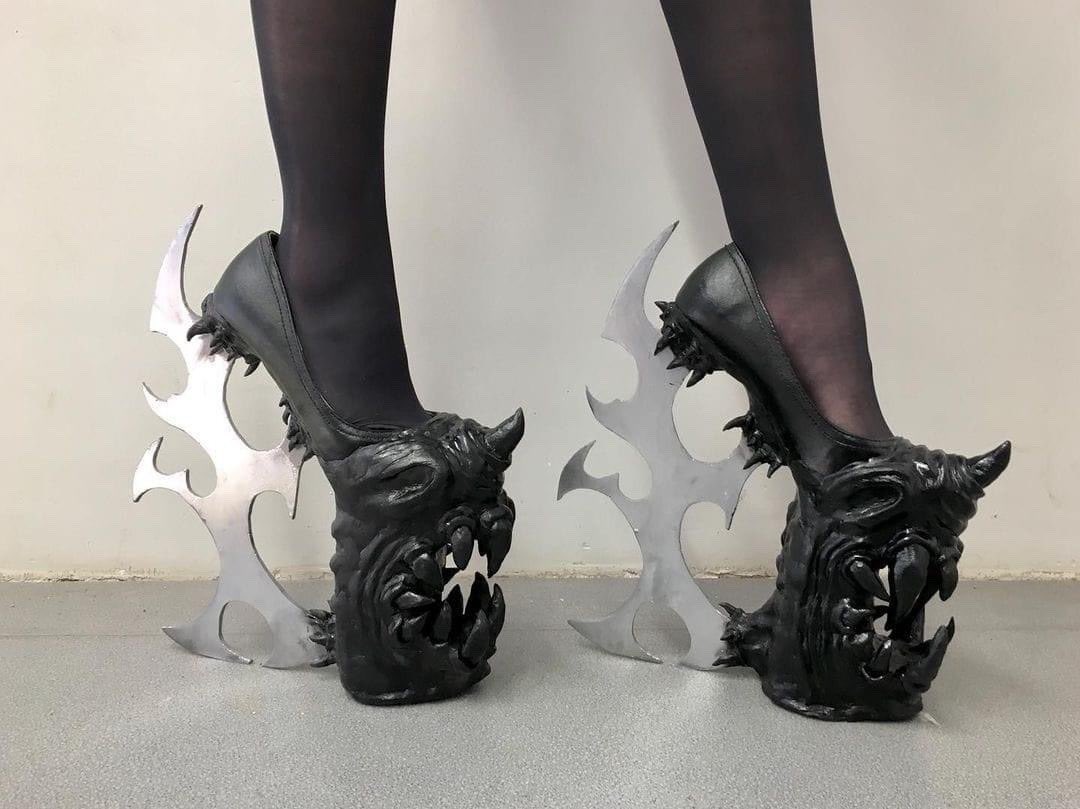Monster Heels by Theo Gravelines