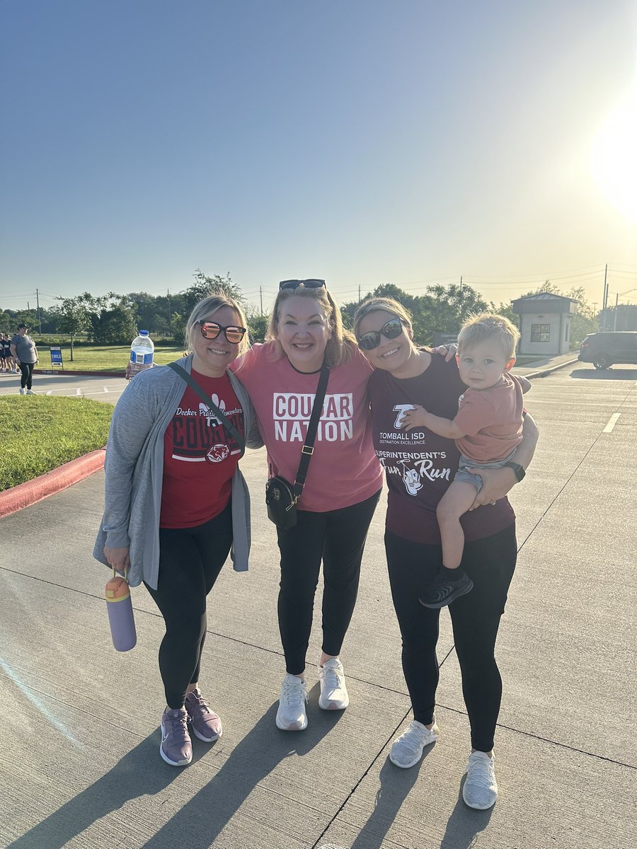 We had a blast at our 3rd annual  <a href="/TomballISD/">Tomball ISD</a> Superintendent Fun Run! We can’t wait to come back next year.