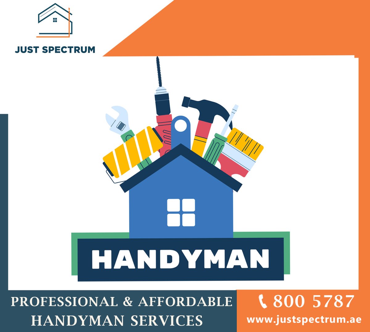 AeJustspectrum's tweet photo. #Professional &amp; #affordable #handyman in #Dubai? #JustSpectrum offers #reliable  #efficient &amp; #budgetfriendly #handymanservices for #homes &amp; #offices across the #city. From minor #repairs &amp; #furniture assembly to wall mounting and #fixture #installations.

https://t.co/dcXFdUWf7v https://t.co/tL6xChvDfS