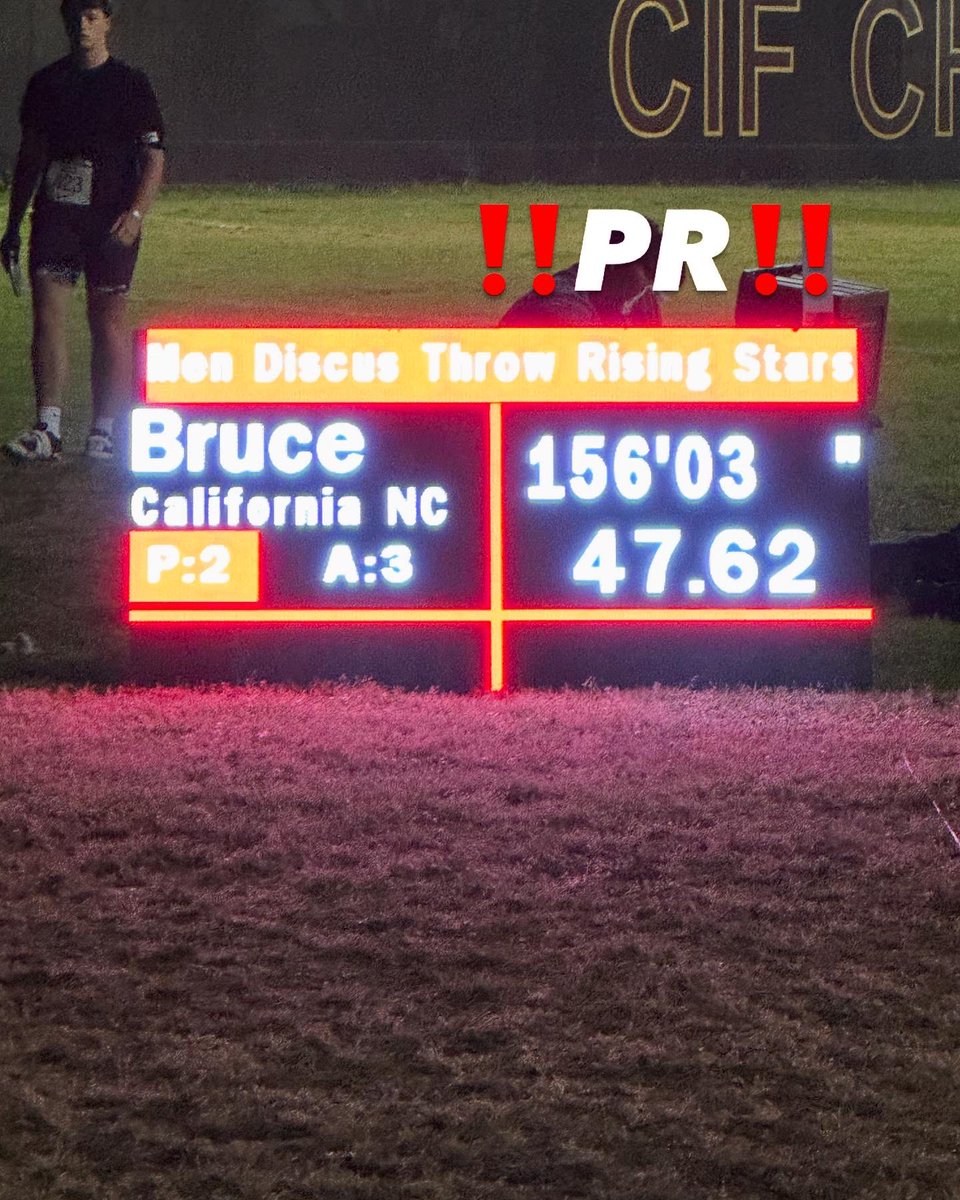 zach_bruce81's tweet photo. Great meet at the Arcadia Invitational, lots of great competition. Got a new discus pr of 156’3” placing 3rd in my flight and 7th in the group. Can’t wait for next year!

@JRRecruitingTF @JRRecruiting 
@ap_coach @CalHighFootball https://t.co/tLmkfCtJc7