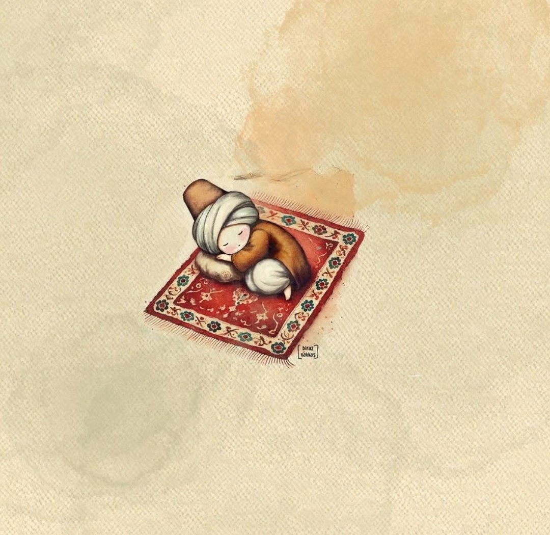 Namaz bittikten sonra seccade üzerine uzanmak tarif edilemez...