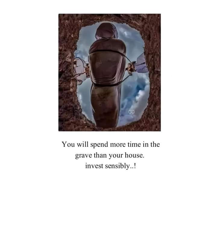 quadriland's tweet photo. Death always humbles all humans. It always come as a surprise and most time we don't prepare for it. Oh Allah grant us long life with sound health, keep us strengthen on your deen (Islam) and abundantly grants us sufficient wealth that will serve as an impetus to enter Paradise https://t.co/f1MLMdLMWn